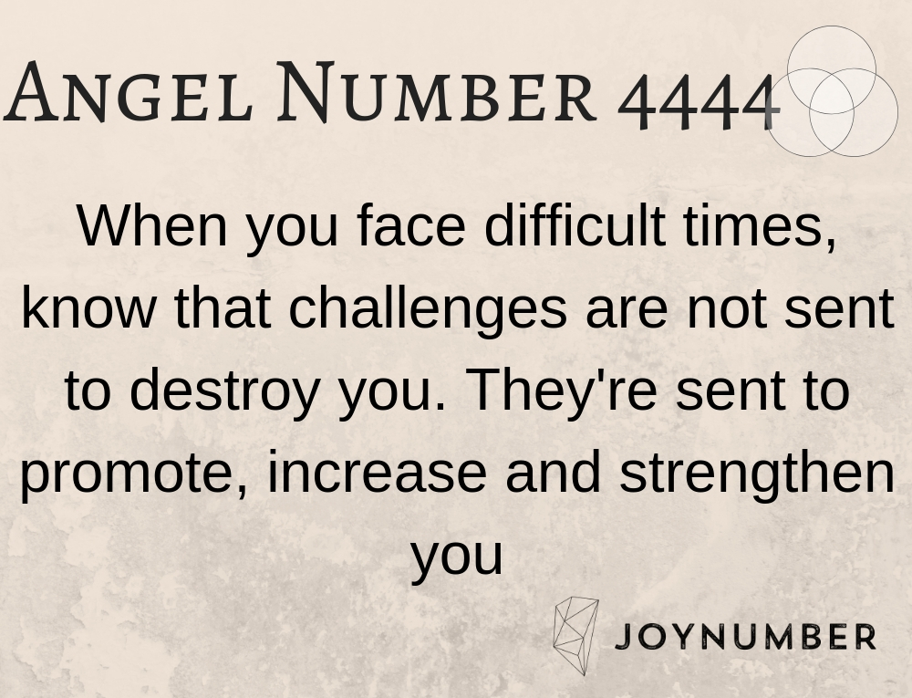 4444 angel number love