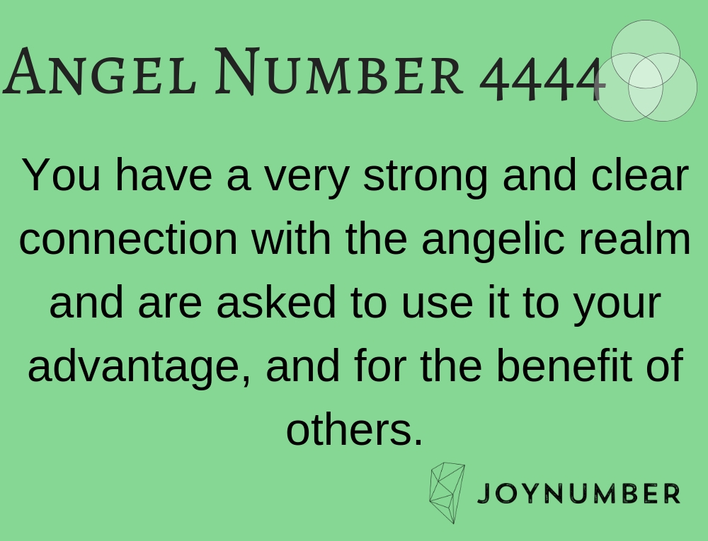 4444 angel number doreen virtue