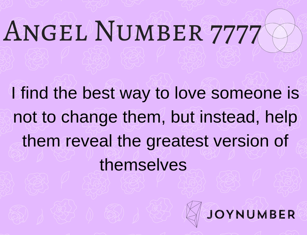 7777 angel number love