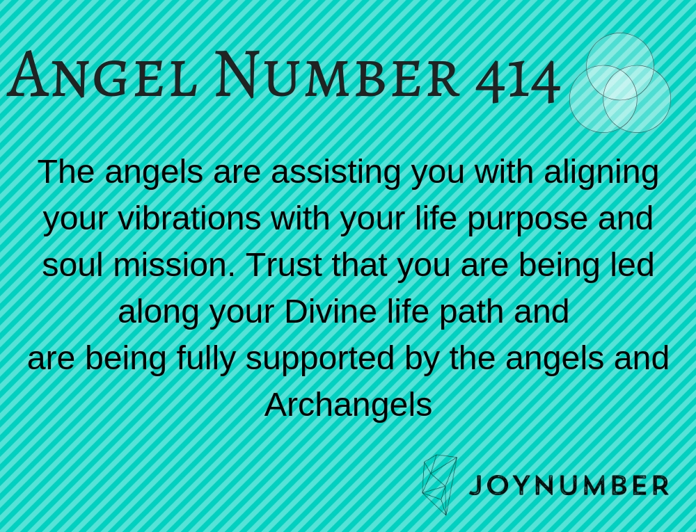 Angel number 414 meaning