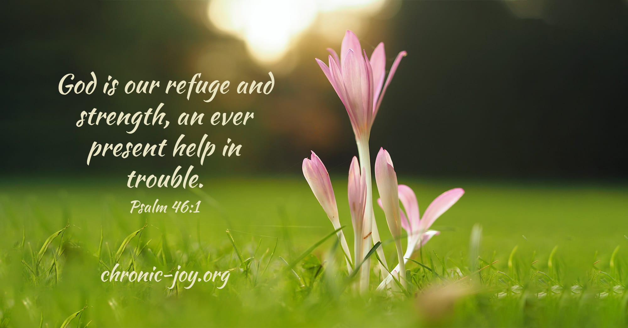 "God Is Our Refuge And Strength, And Ever Present Help In Trouble" PSALM 46 1 Prayer For God 