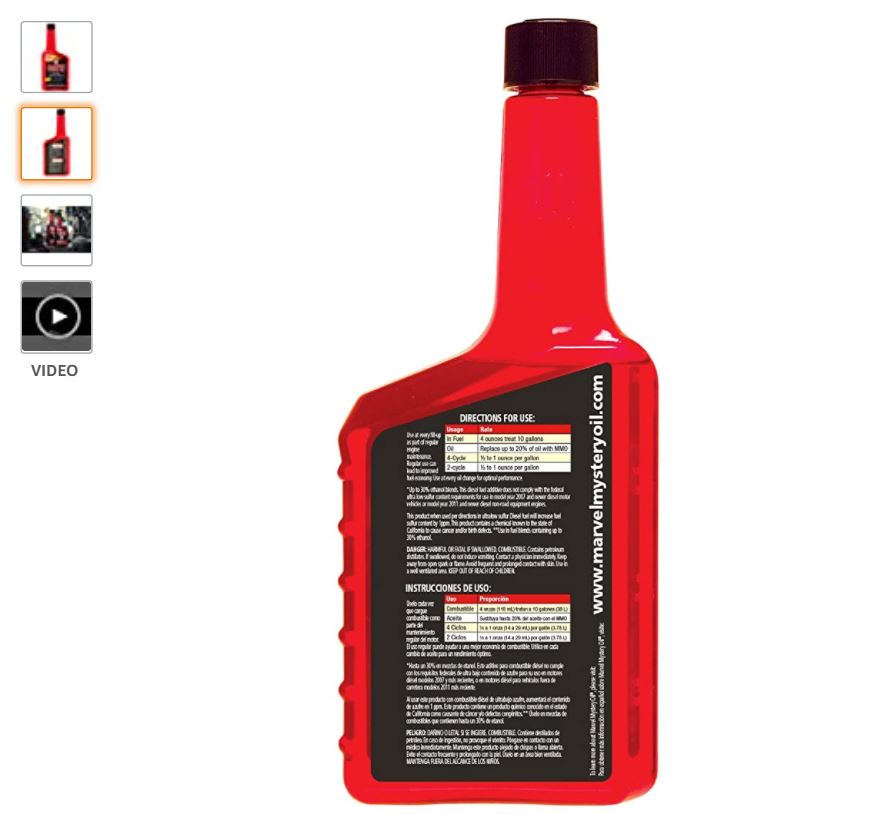 D 2 Marvel Mystery Oil MM12R - 16 oz., RED Best Transmission Additives 