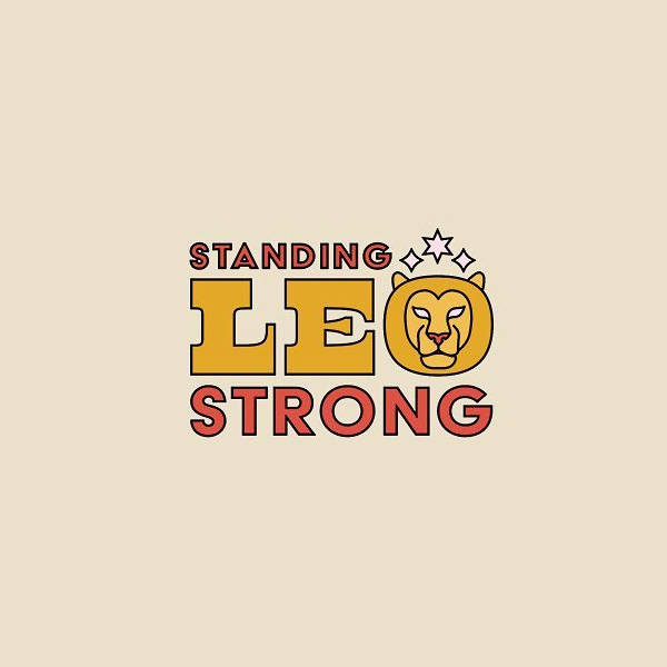 Leo, with lion standing strong