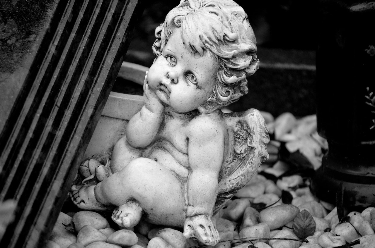 Statue of a Baby Angel