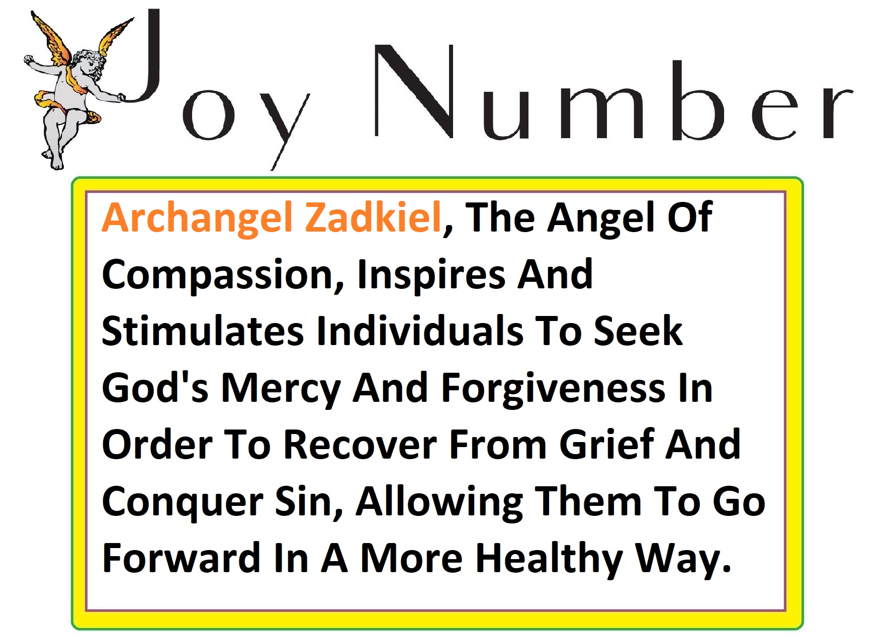 Archangel Zadkiel - Mercy, Benevolence And Freedom