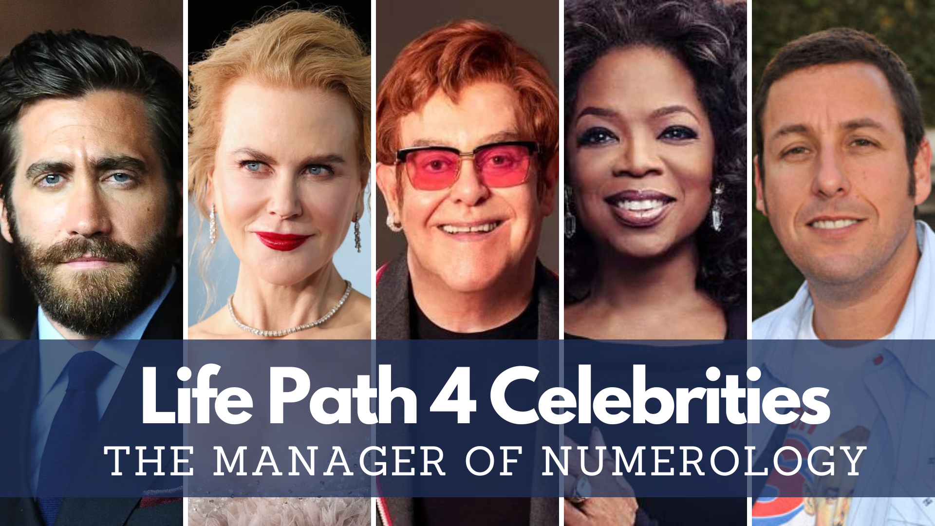 Life Path 4 Celebrities - The Manager Of Numerology