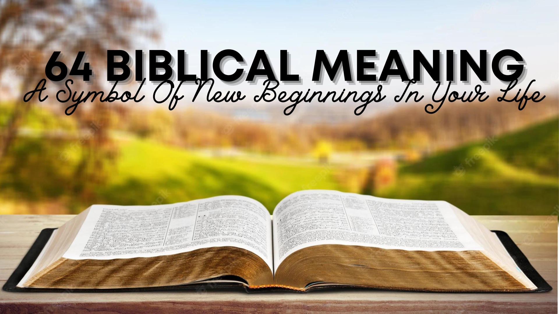 64 Biblical Meaning - A Symbol Of New Beginnings In Your Life