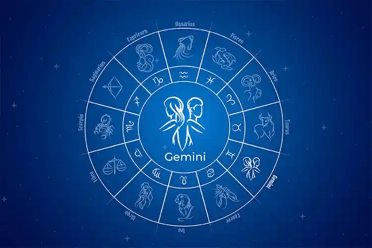 Gemini Sign Circle