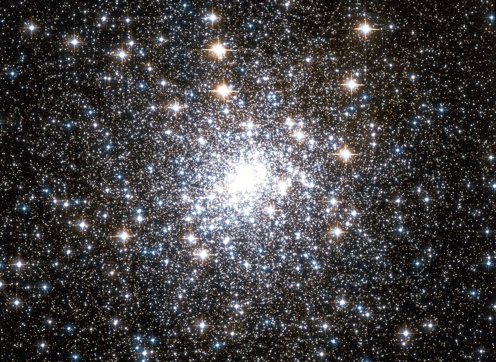 Digital illustration of countless glowing stars
