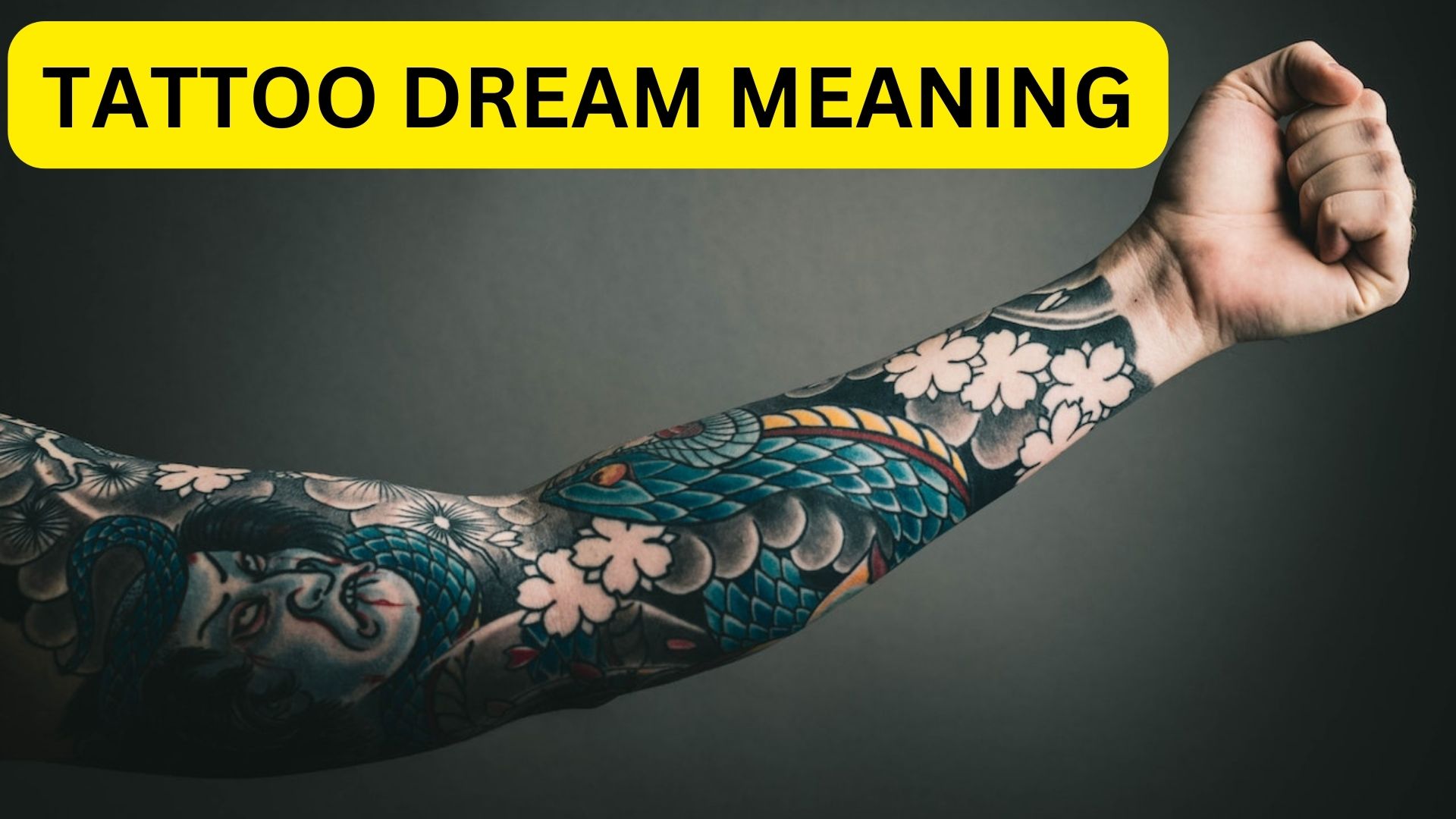 Tattoo Dream Meaning - A Sign Of A Spiritual Journey