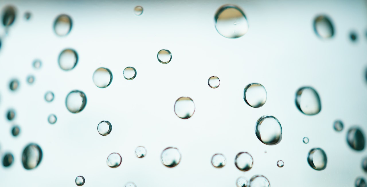 Water Droplets on Glass