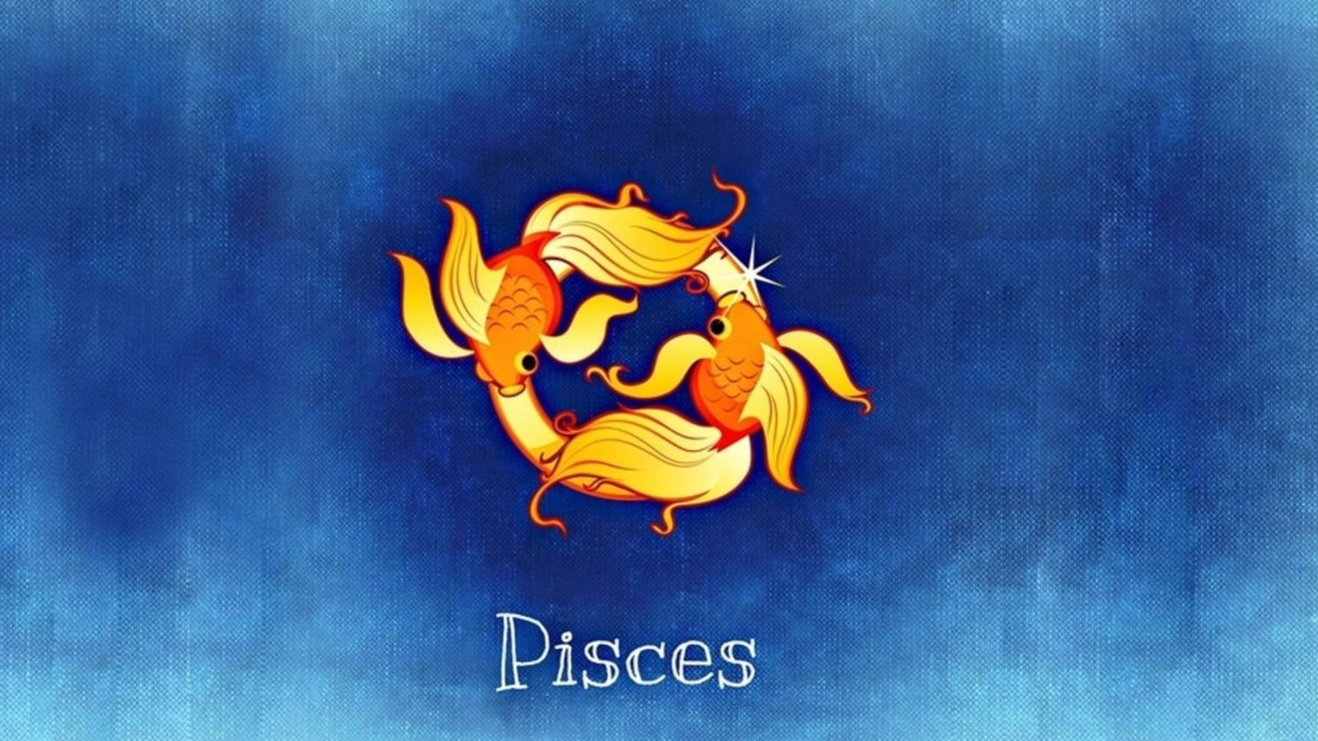 Golden Fishes Representing Pisces