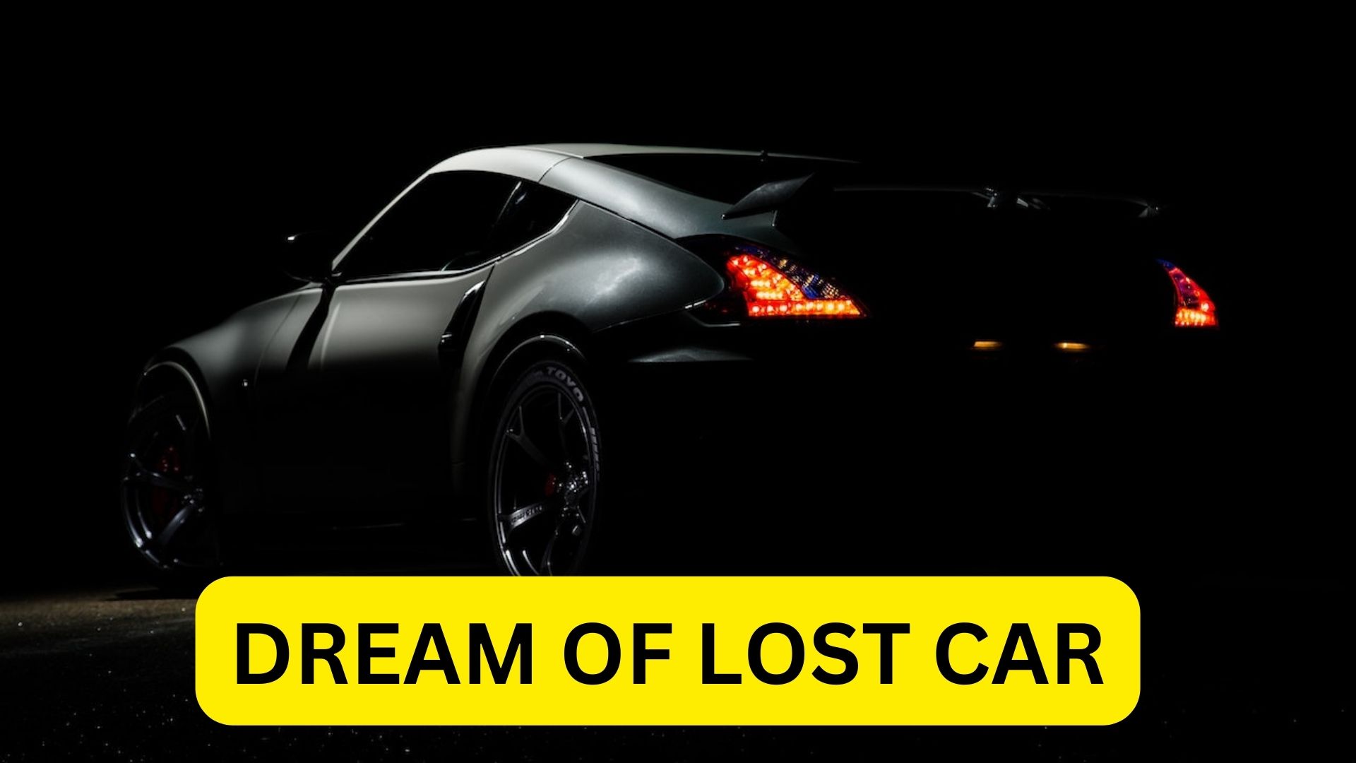 Dream Of Lost Car - Associated With Uncertainty Or Demotivation