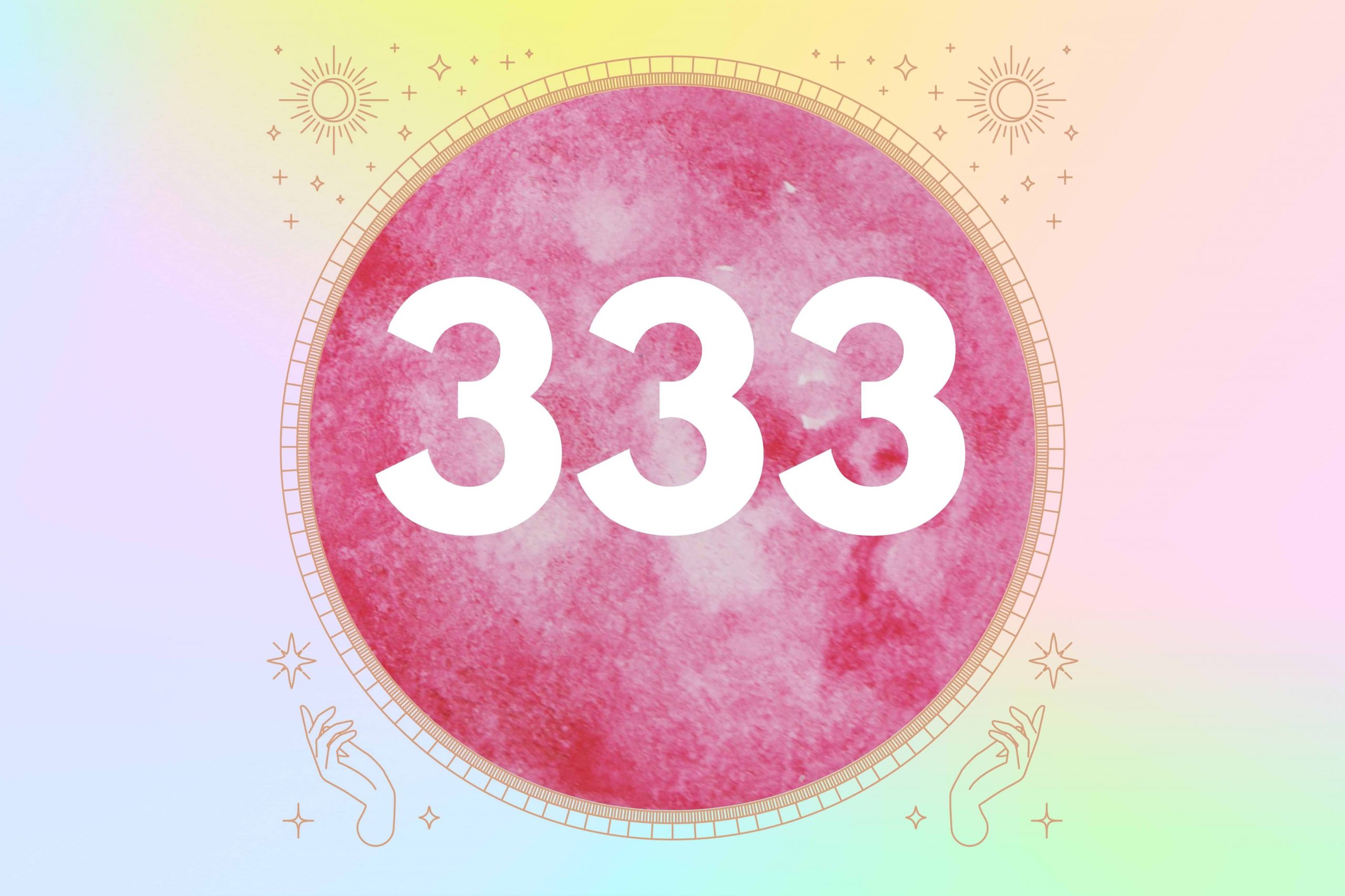 The numbers 333