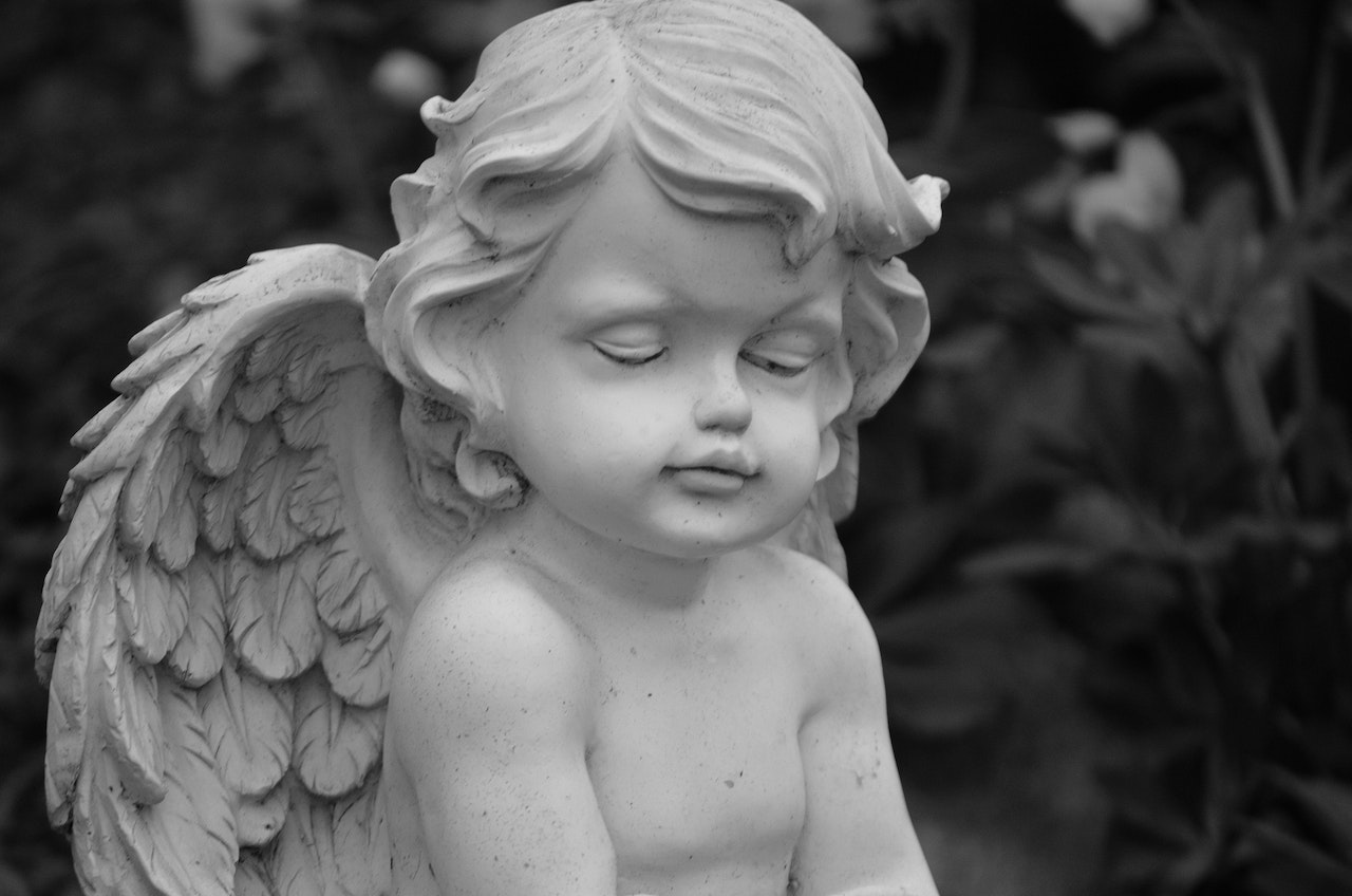 Close Up of an Angel Figurine