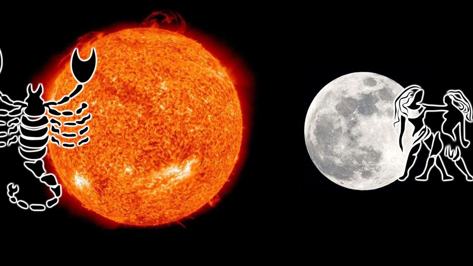 Different Symbols Next to sun and moon