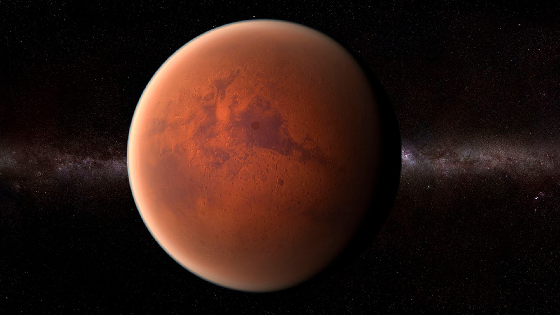 Close-up Of Mars Planet