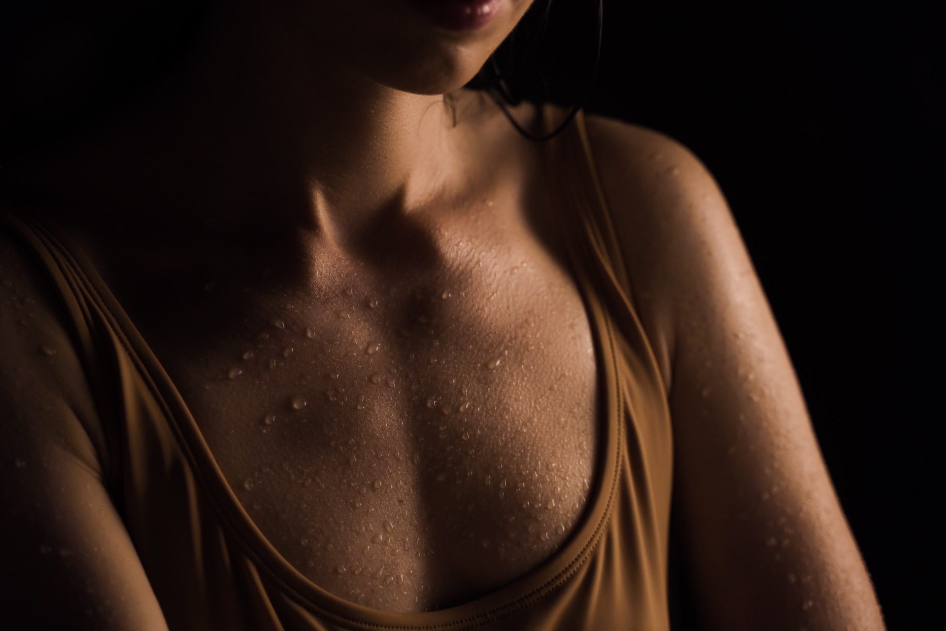 Wet Chest of a Woman