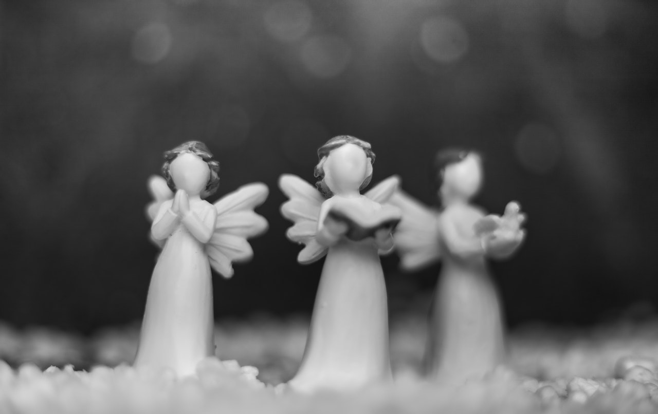Three Angel Figurines
