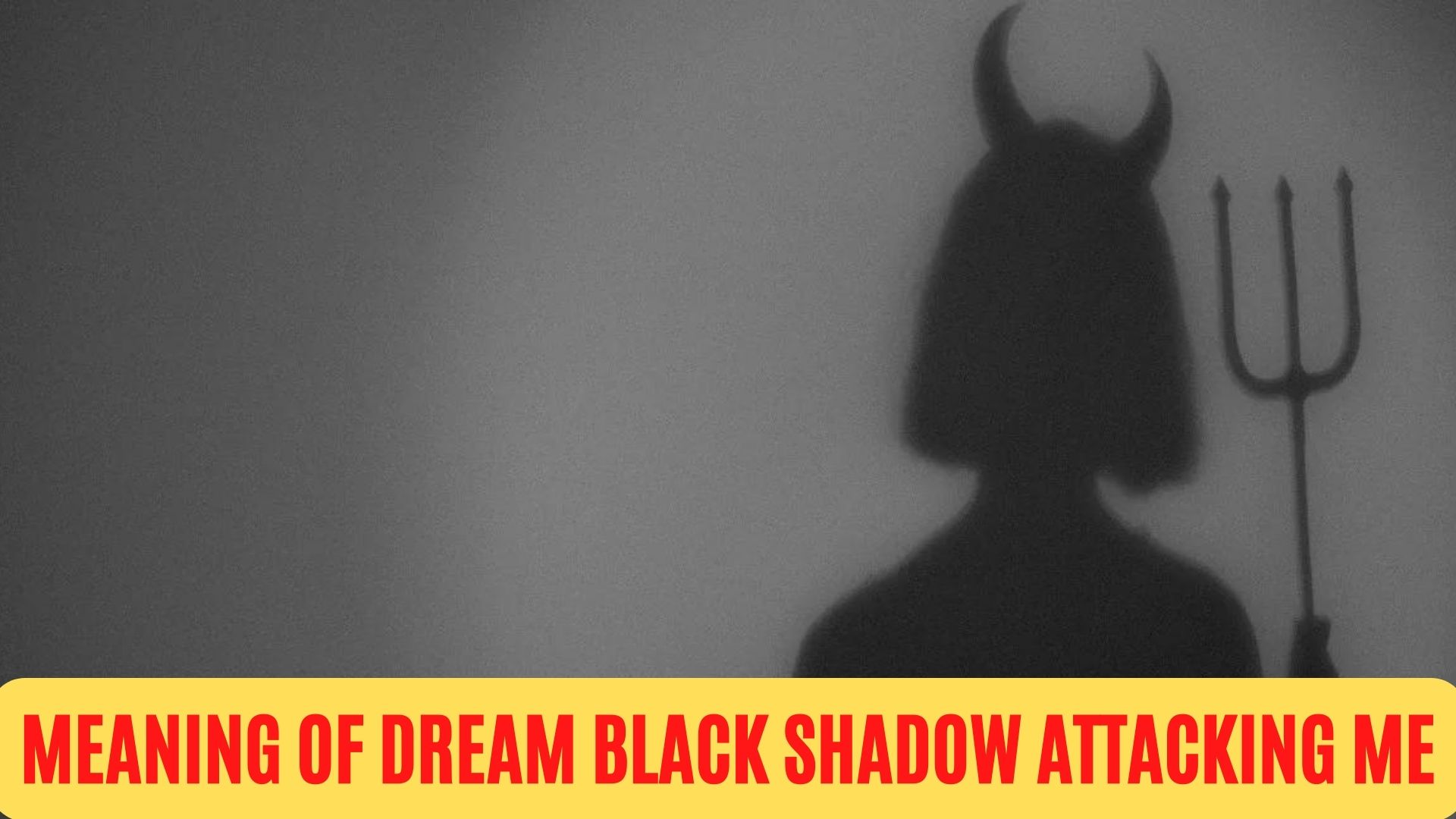 Meaning Of Dream Black Shadow Attacking Me - A Sign That Someone Is Destined To Hurt You In Your Life