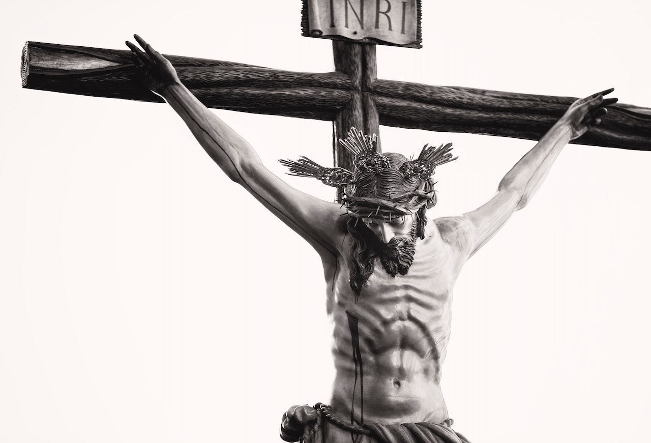 Grayscale Of The Crucifix