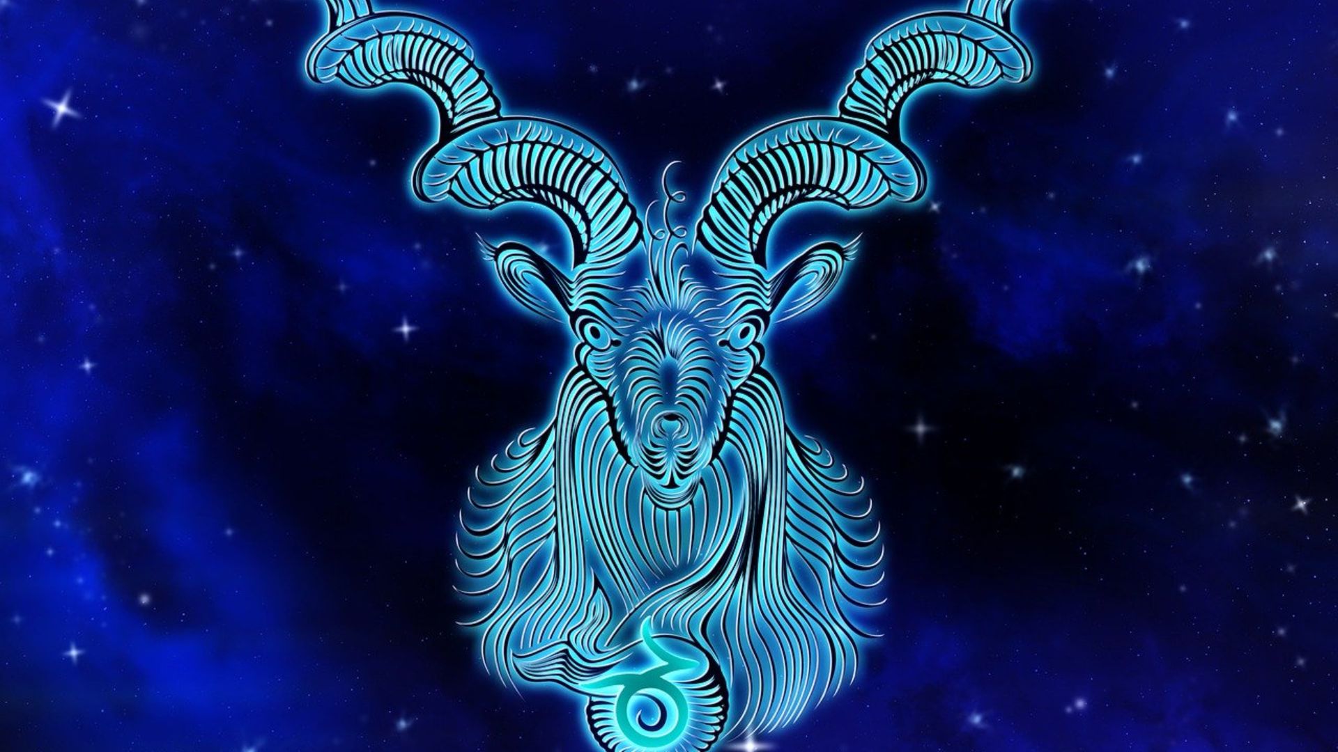 Blue Colored Markhor Sign