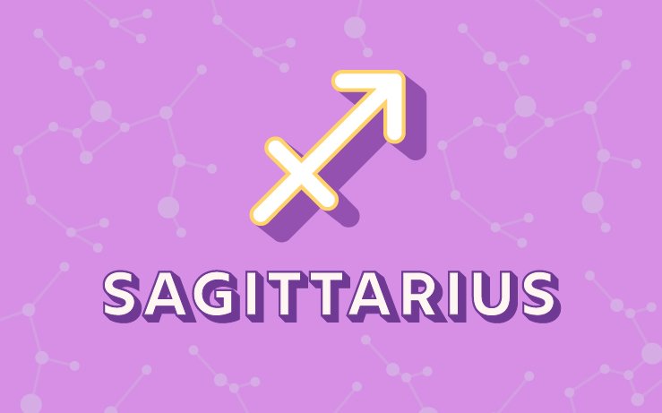 Sagittaris zodiac sign symbol and constellation