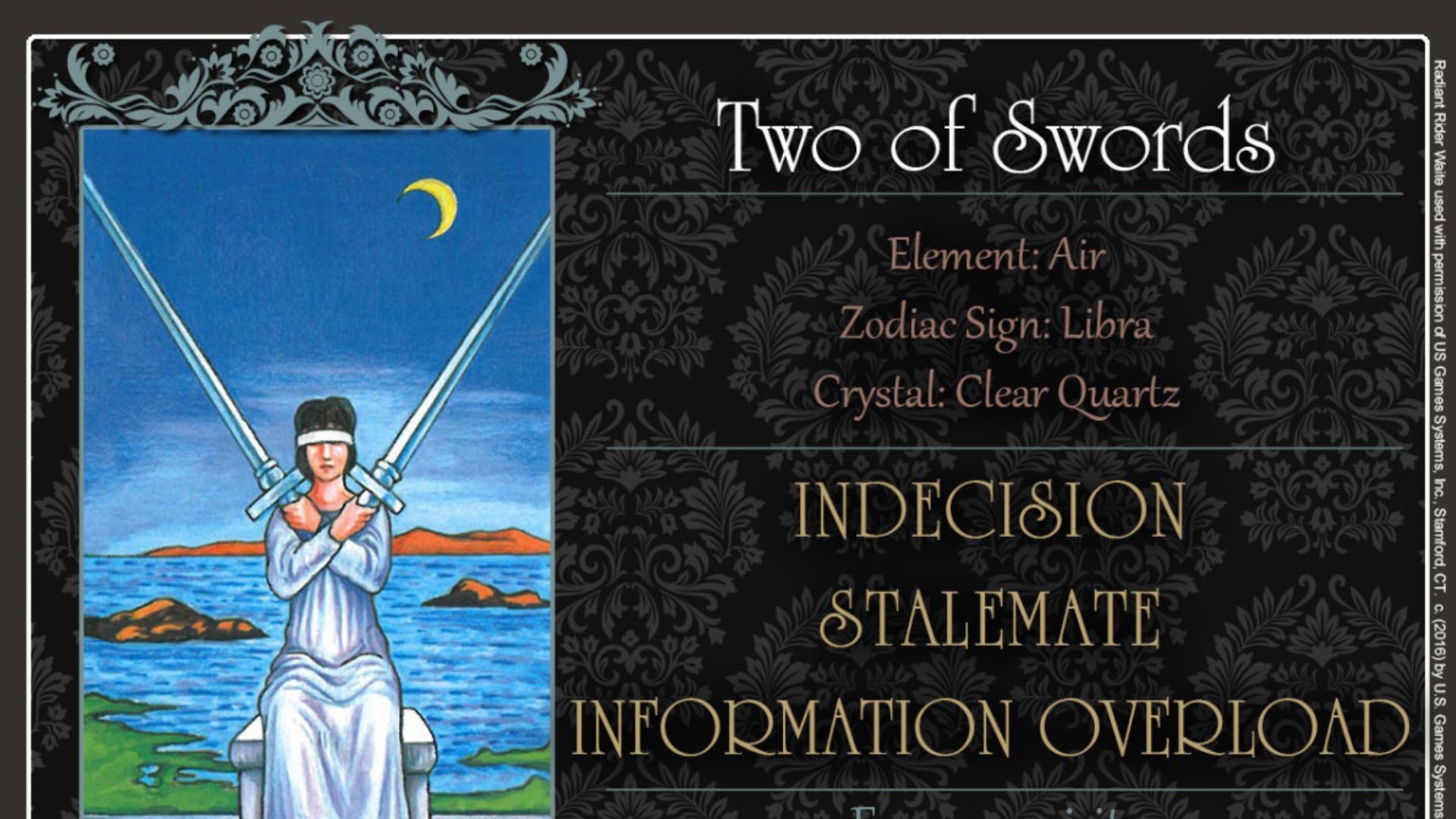 Two Of Swords - Understanding The Reversed Meaning