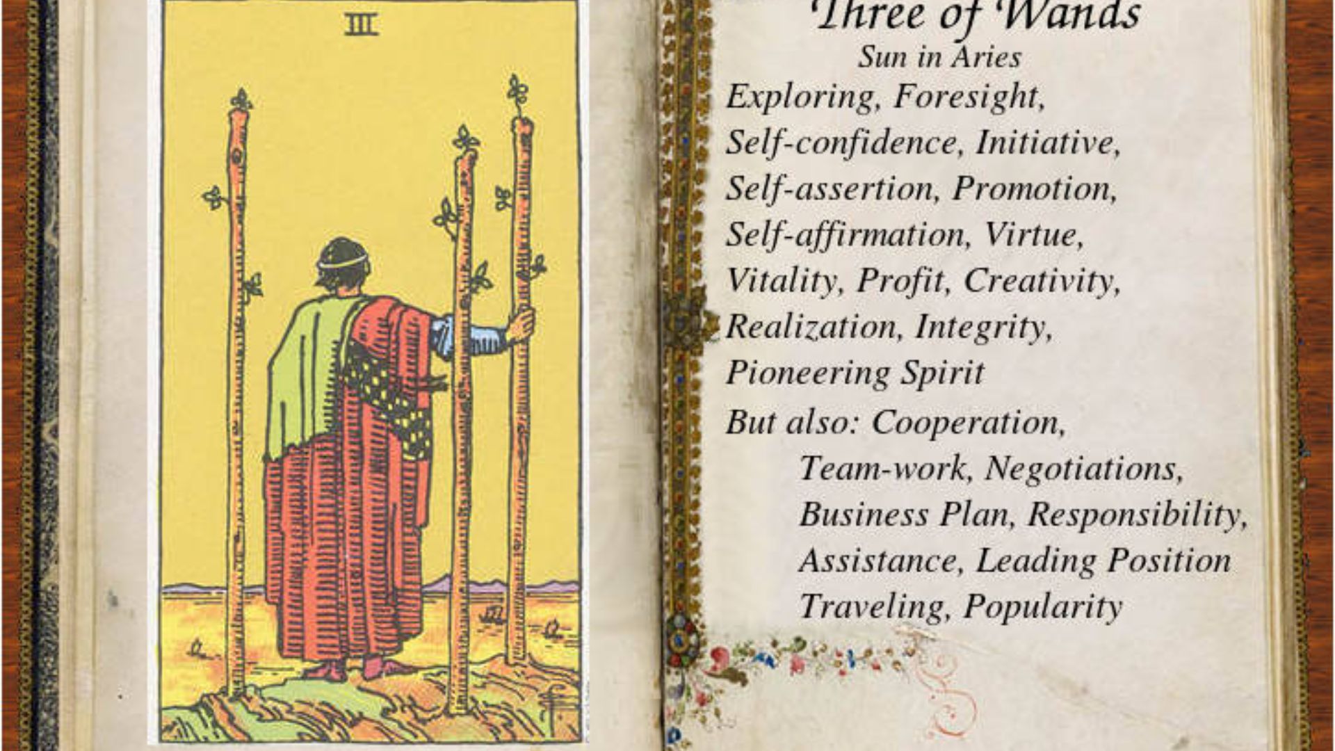 3 Of Wands Tarot Card Qualities