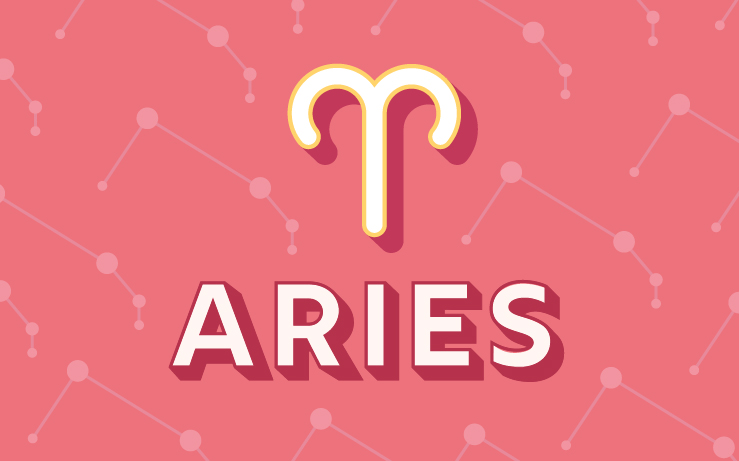 Aries zodiac sign symbol and constellation