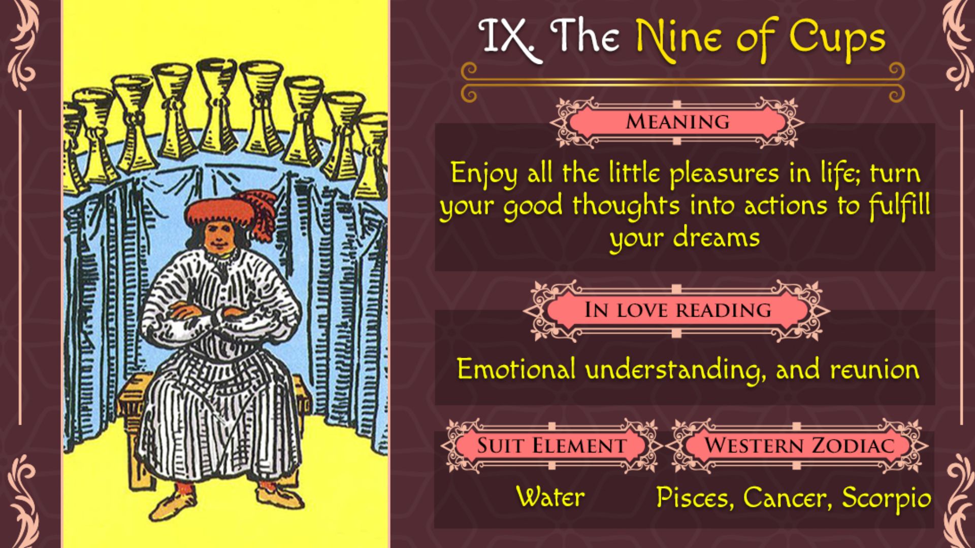 9 Of Cups - Unlocking Its Secrets And Messages