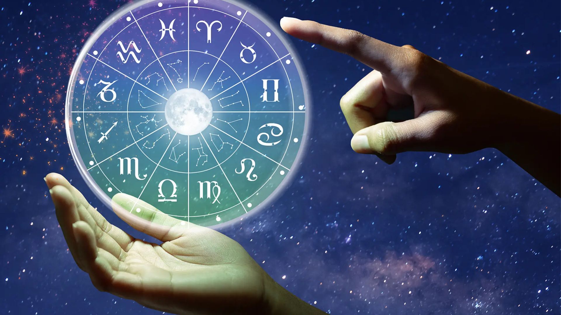 Zodiac Signs Between Person Hands