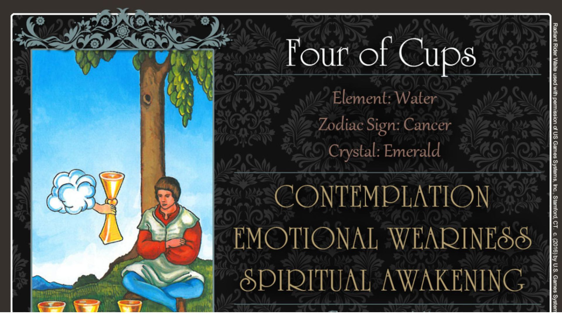 4 Of Cups - Unlocking The Meaning Of The Four Of Cups In Love And Relationships