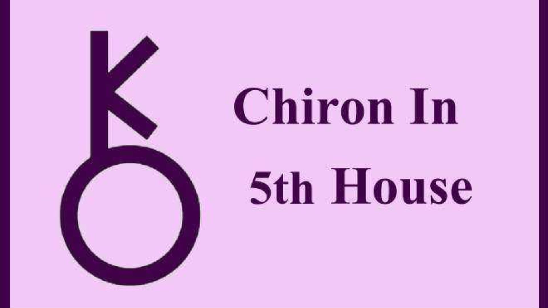 Chiron Astrological Sign