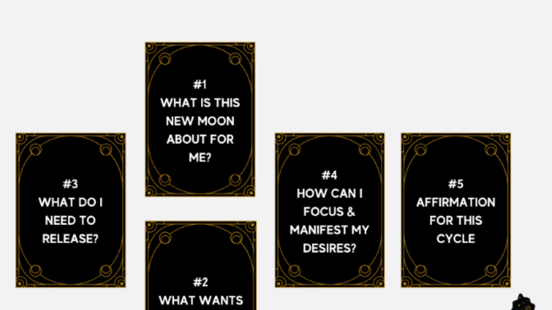 Black Tarot Cards