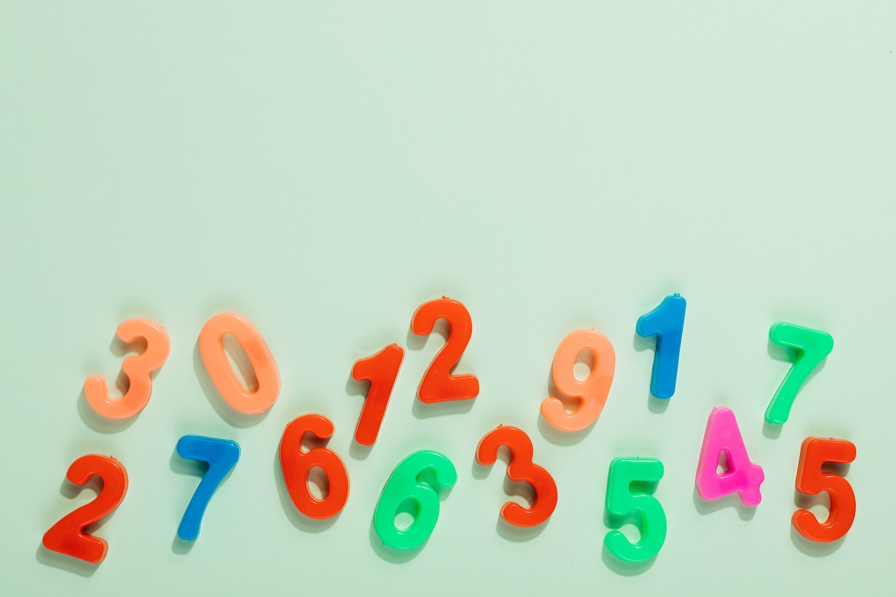 Colorful Plastic Number Toys