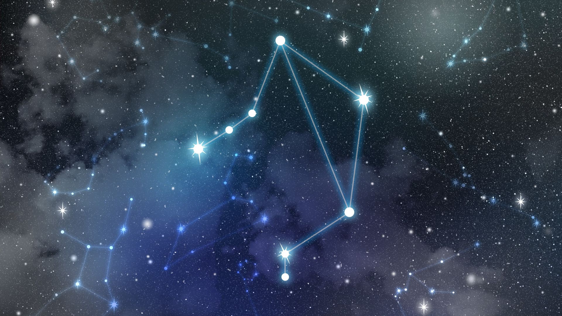 Libra Sign In Stars
