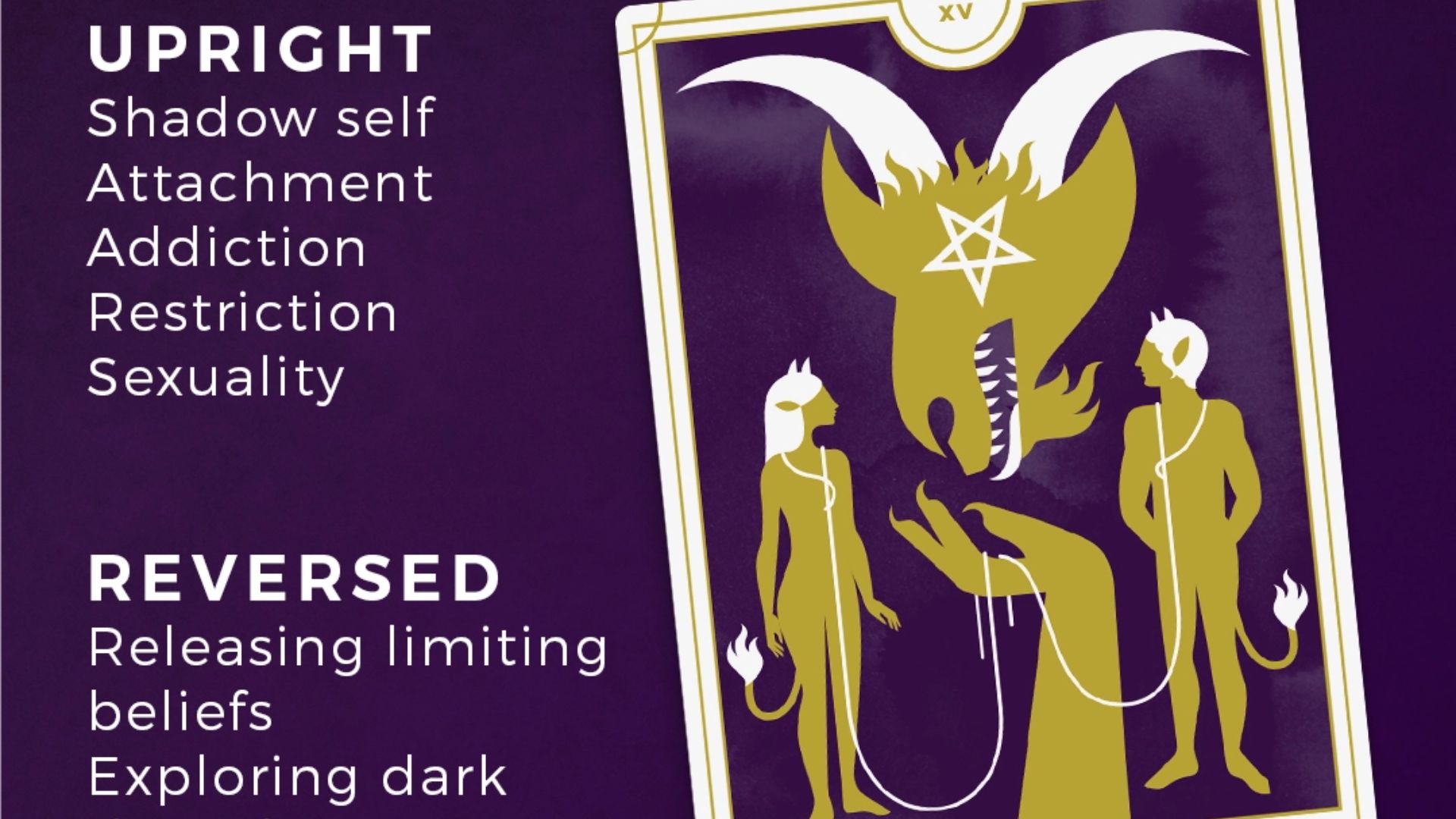 Devil Tarot Card With Description