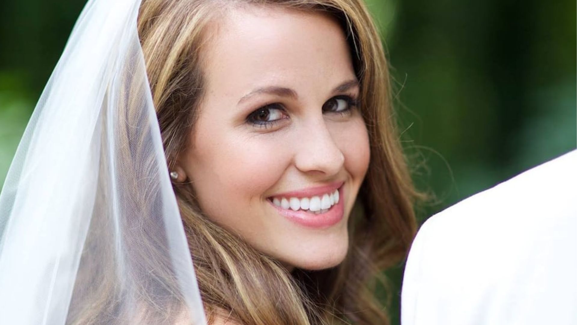 A Bride Smiling