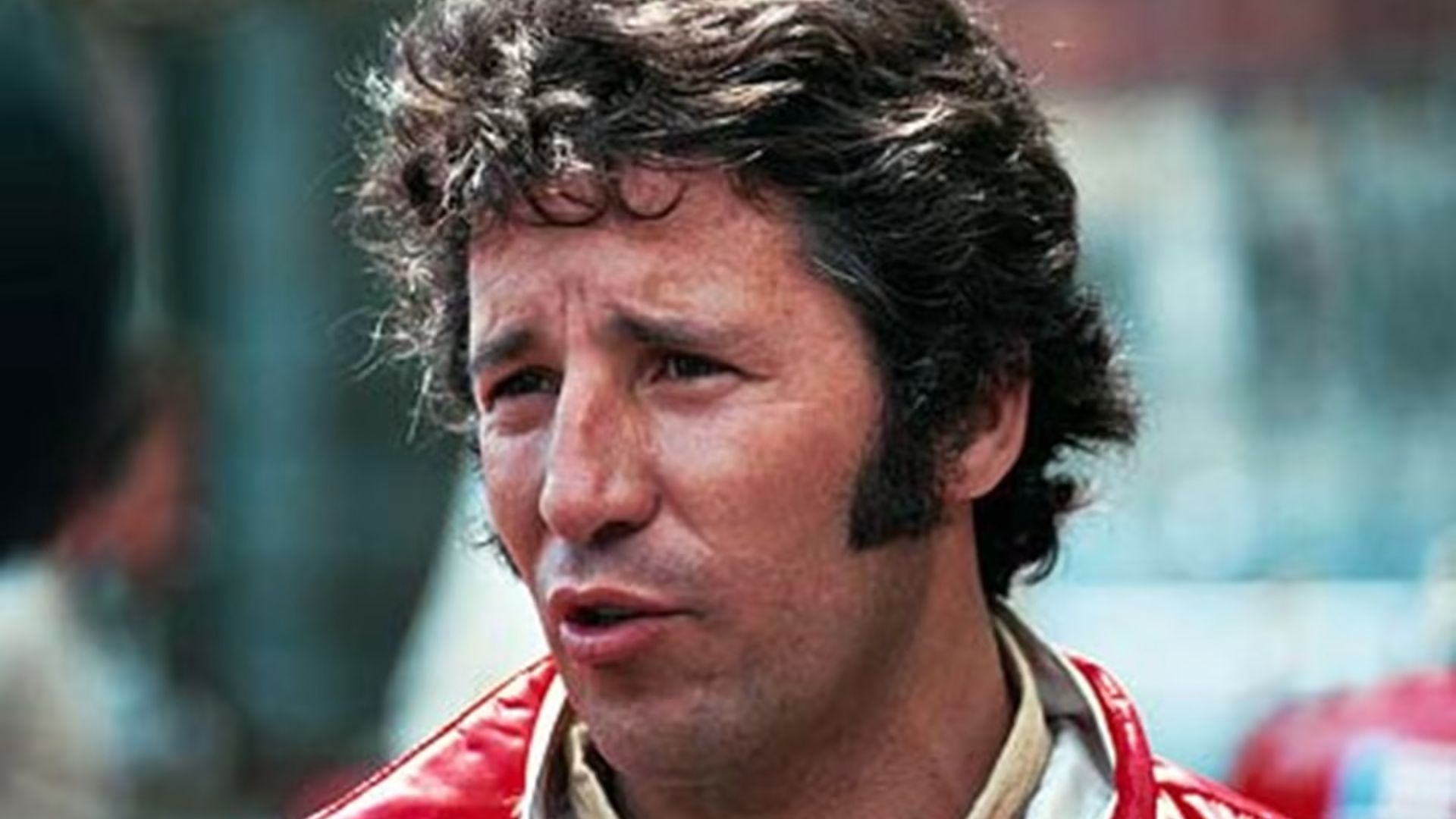 Mario Andretti Face Closeup