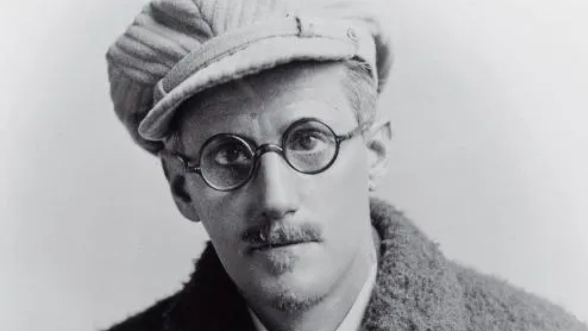 Black And White Shot Of James Joyce