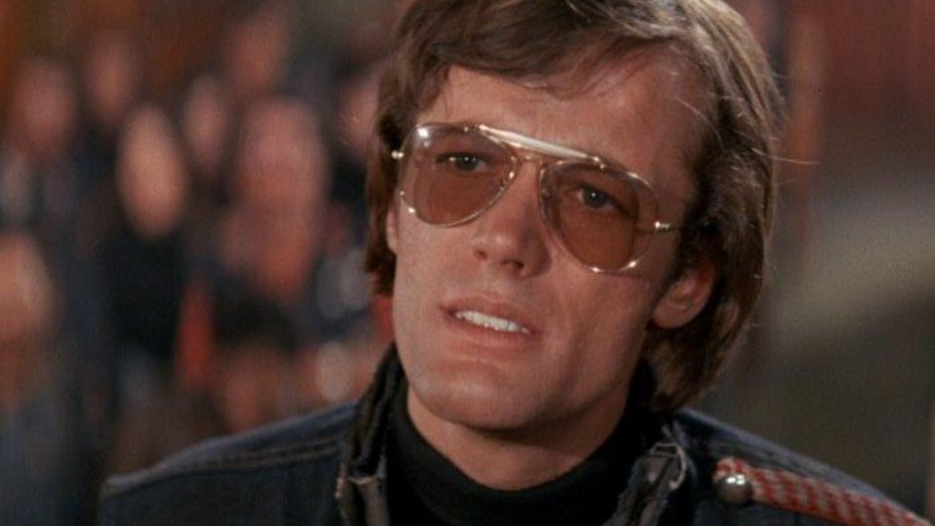 Peter Fonda Wearing Brown Sunglasses