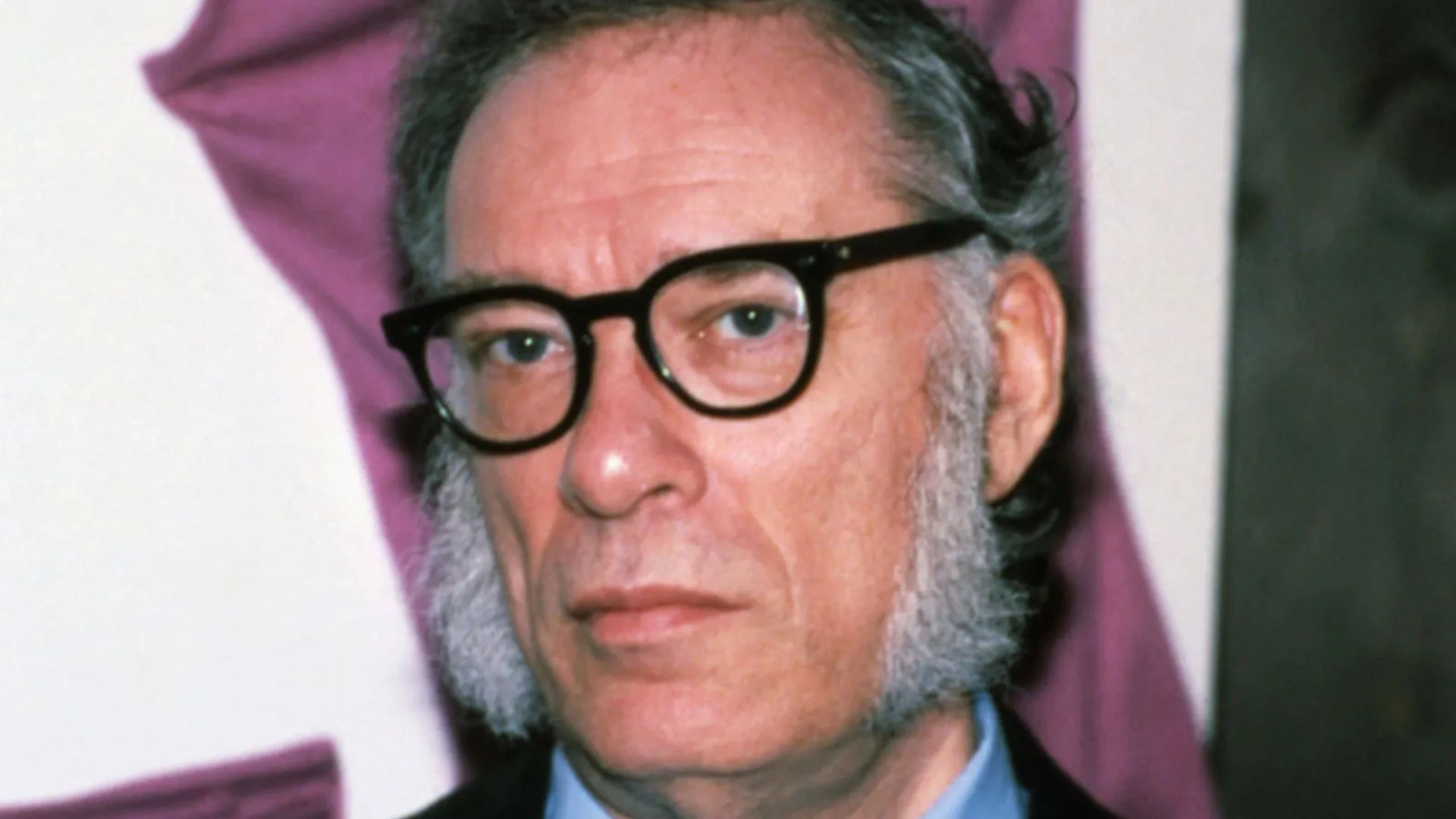 Isaac Asimov Wearing Glasses