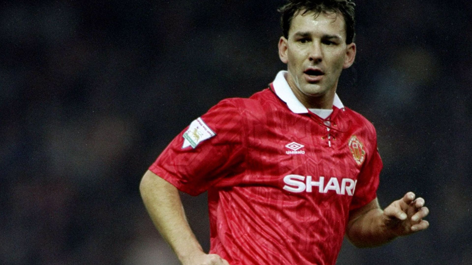 Bryan Robson Playing In The Field