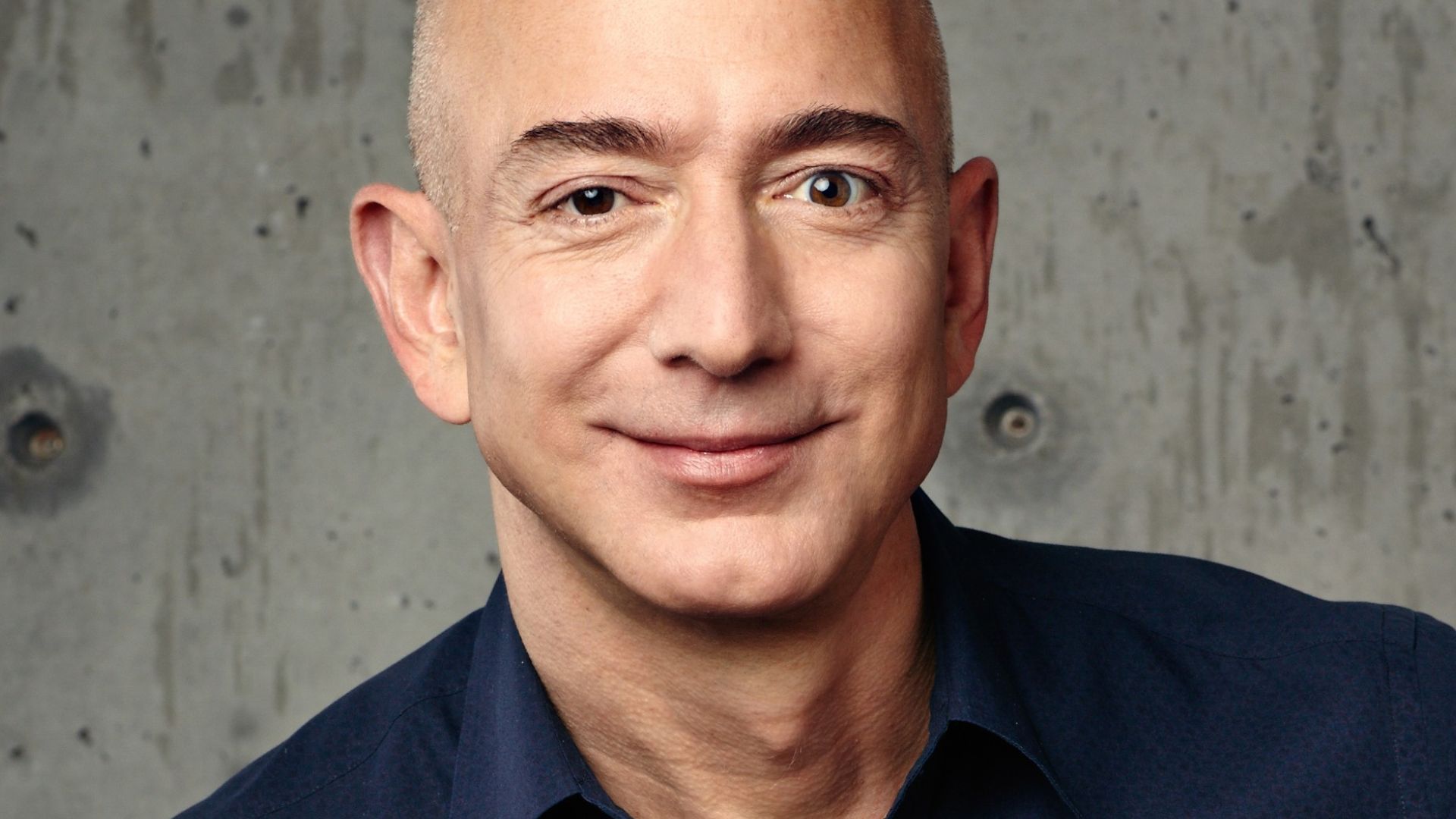 Jeff Bezos With A Smily Face