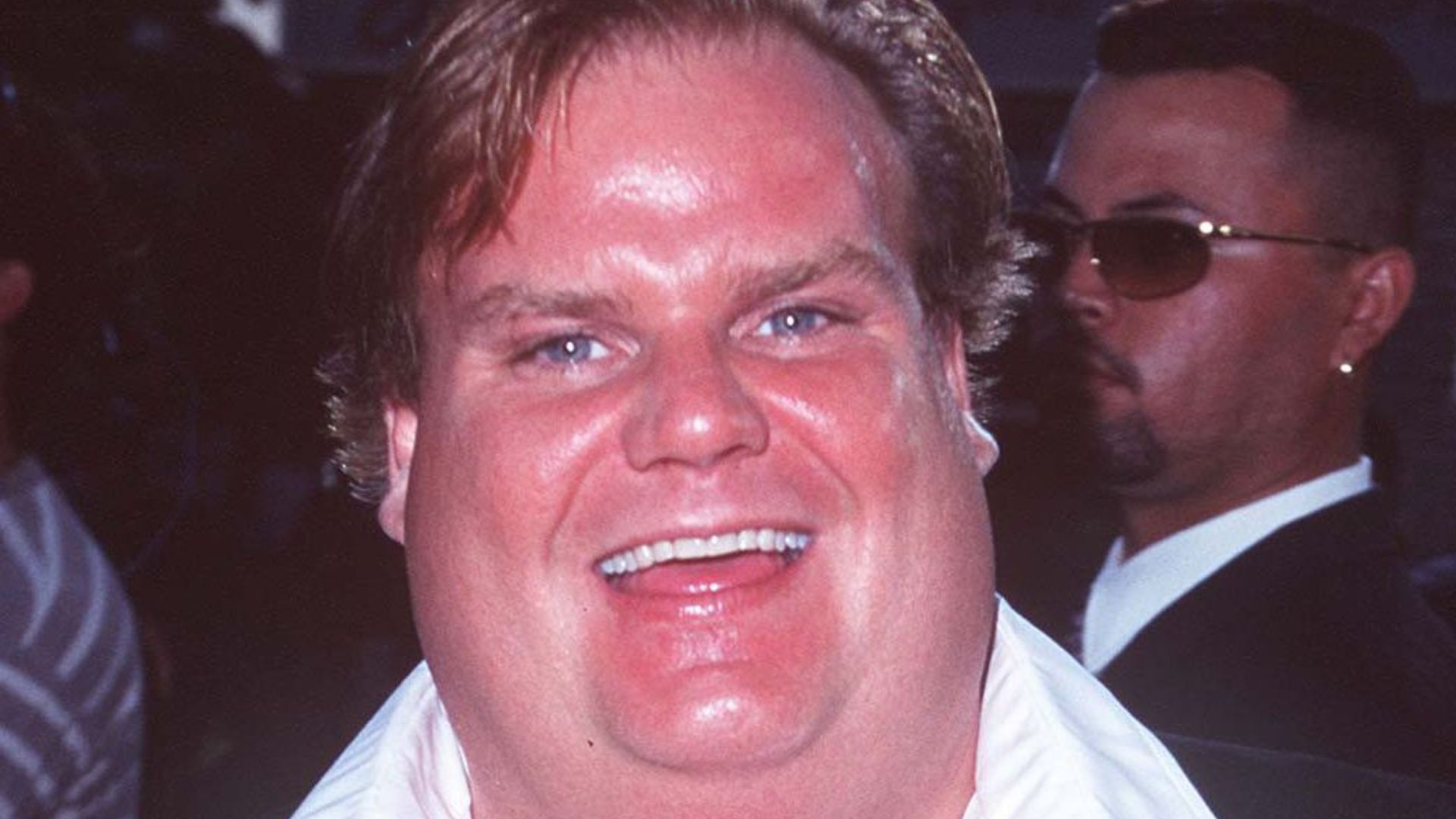 Chris Farley With A Smile On His Face
