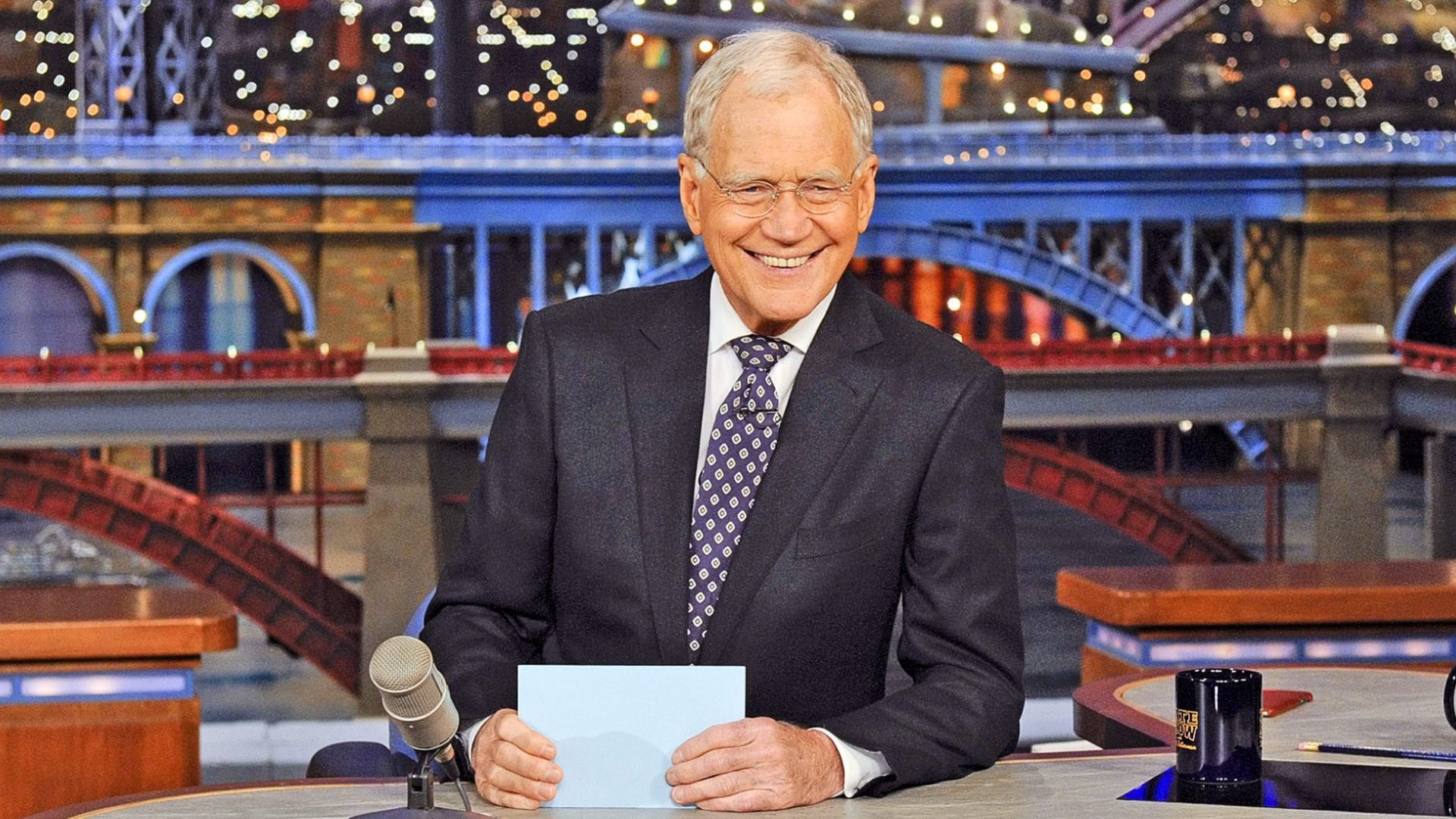 David Letterman Sitting In An Interview