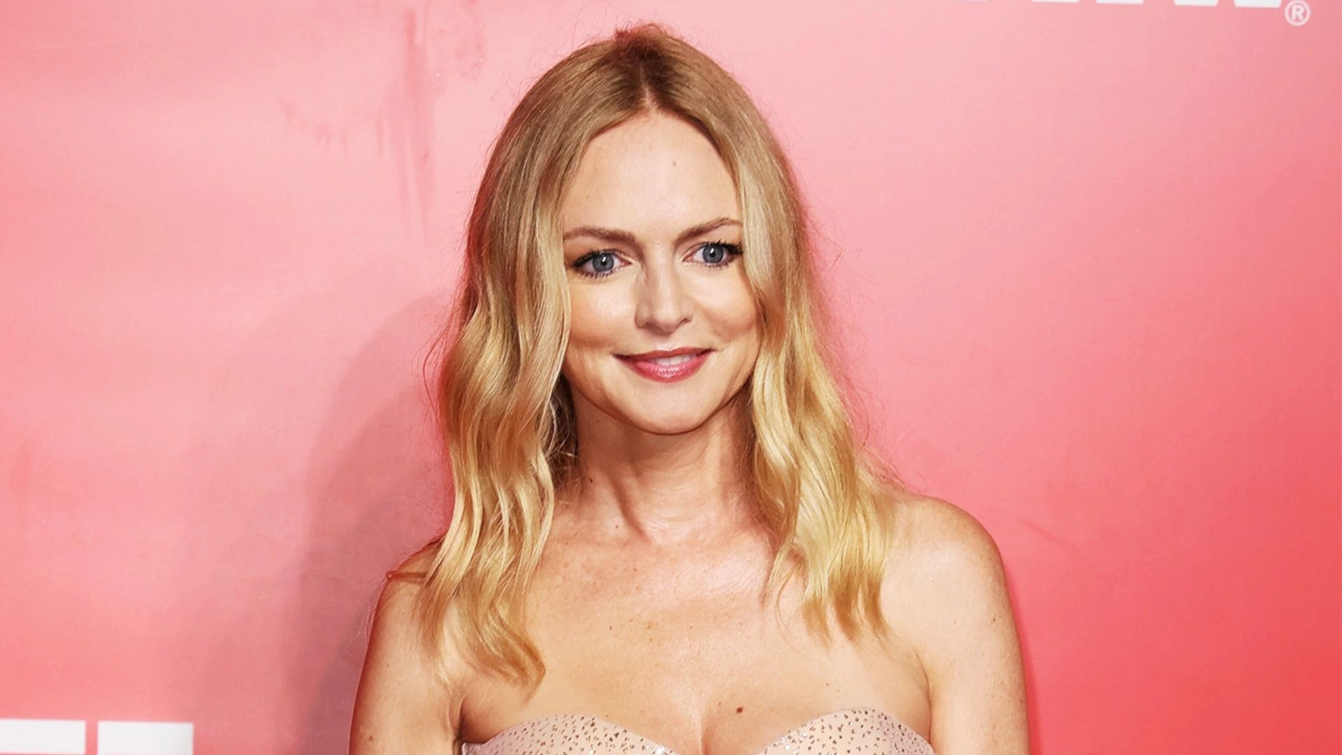 Heather Graham With A Little Smile On Face