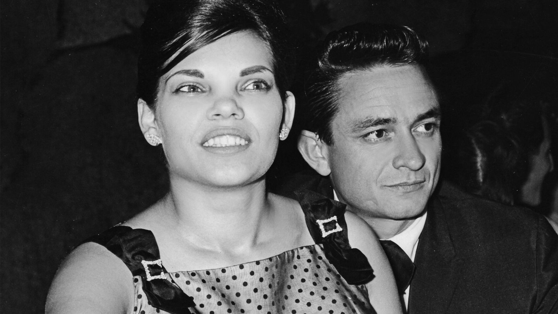 Johnny Cash With His First Wife