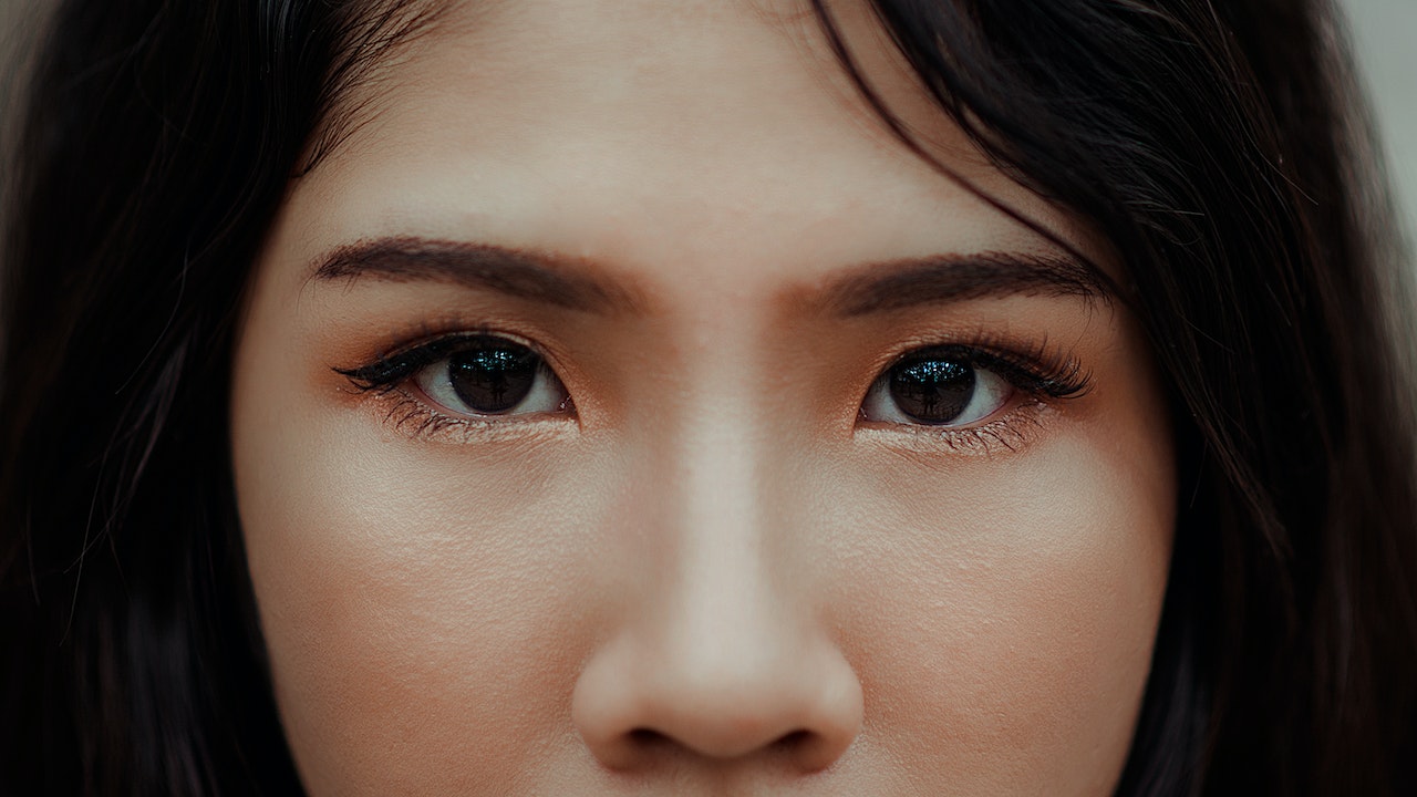 Close-Up of a Woman Eyes